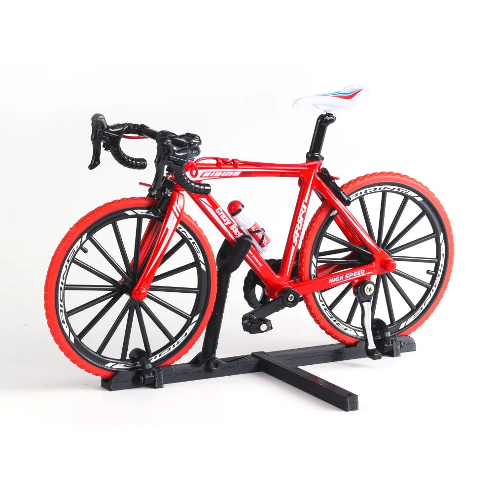 1/10 RC Simulation Bike Rack Mini Scale Bicycle Rear Rack Metal Bicycle Decorative for 1/8 1/10 RC Crawler TRX4 FCX10 SCX10