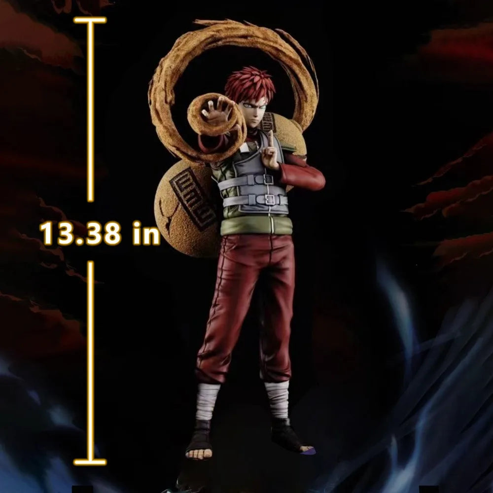 Anime figure  NARUTO Figurine Gaara Figure GK PVC Statue Model Collectible Toys Gifts 26-28cm