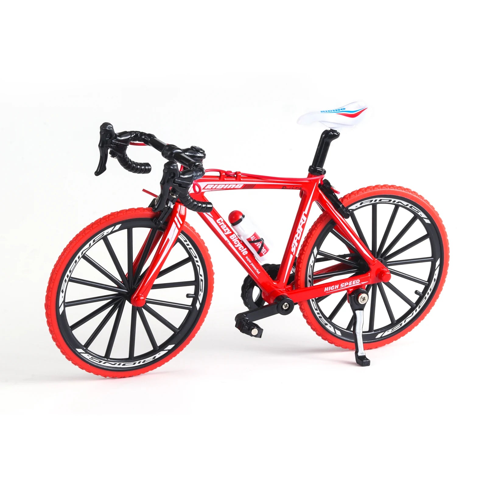 1/10 RC Simulation Bike Rack Mini Scale Bicycle Rear Rack Metal Bicycle Decorative for 1/8 1/10 RC Crawler TRX4 FCX10 SCX10