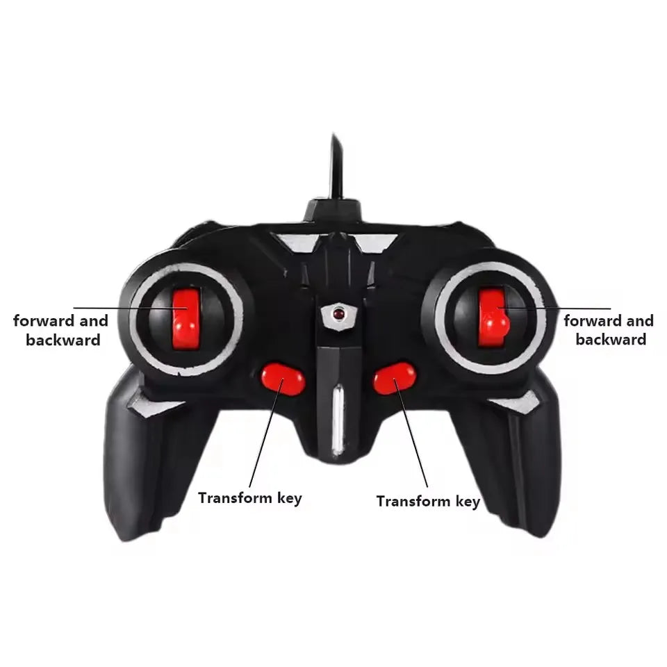 Electric RC Car 2 In 1 Transformation Robots Sports Vehicle Model Robots Boys Toys Remote Cool RC Deformation Cars Kid Toy Gifts