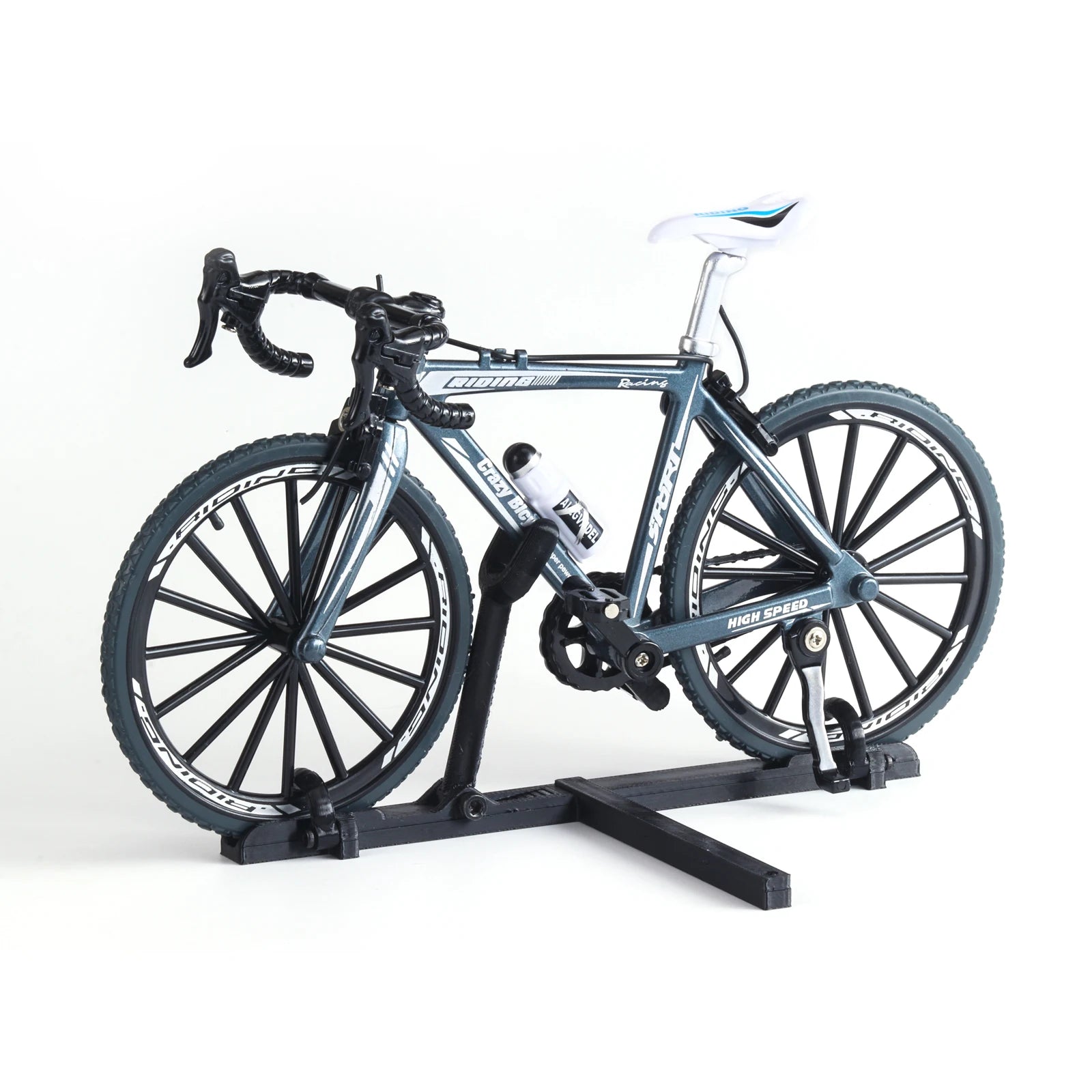 1/10 RC Simulation Bike Rack Mini Scale Bicycle Rear Rack Metal Bicycle Decorative for 1/8 1/10 RC Crawler TRX4 FCX10 SCX10