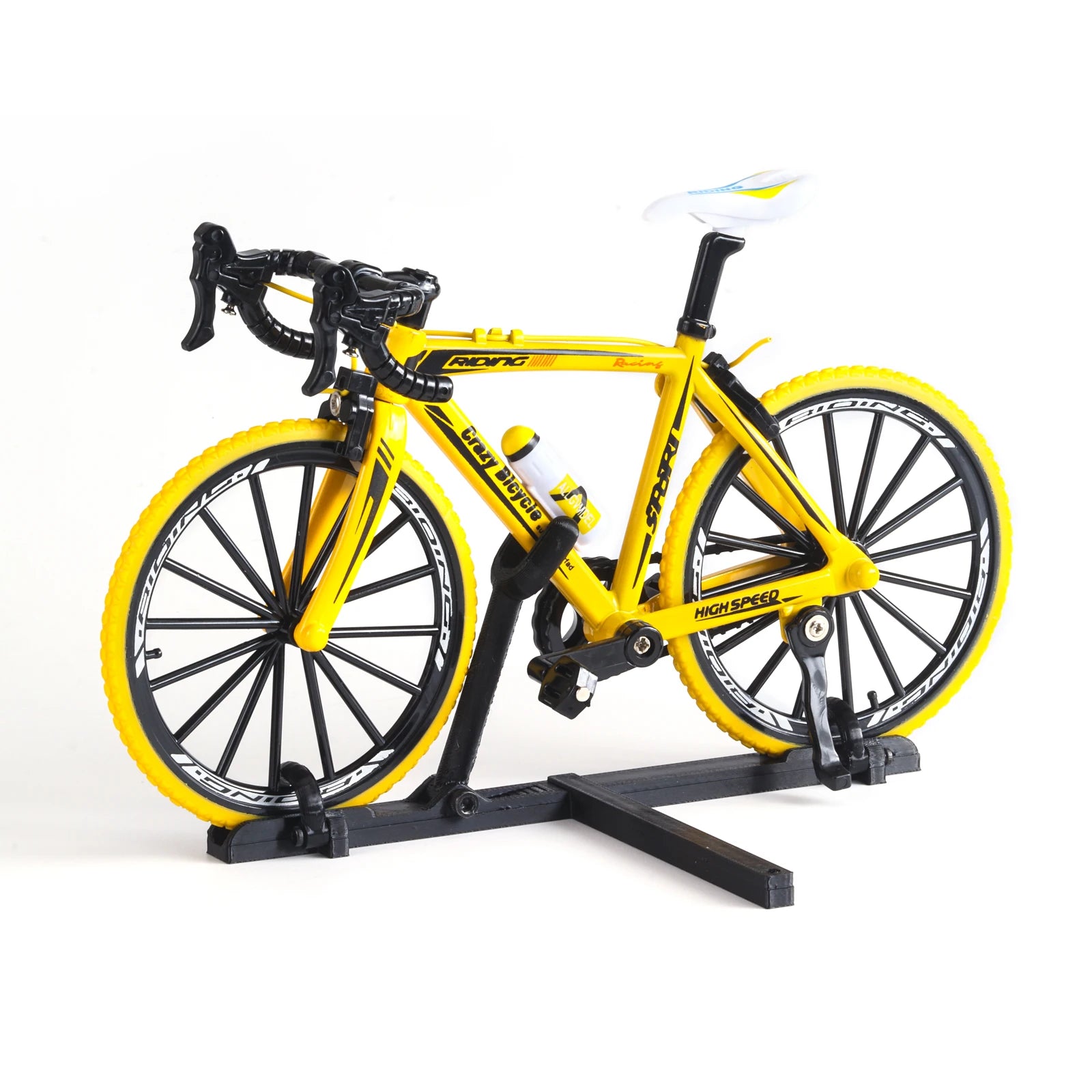 1/10 RC Simulation Bike Rack Mini Scale Bicycle Rear Rack Metal Bicycle Decorative for 1/8 1/10 RC Crawler TRX4 FCX10 SCX10