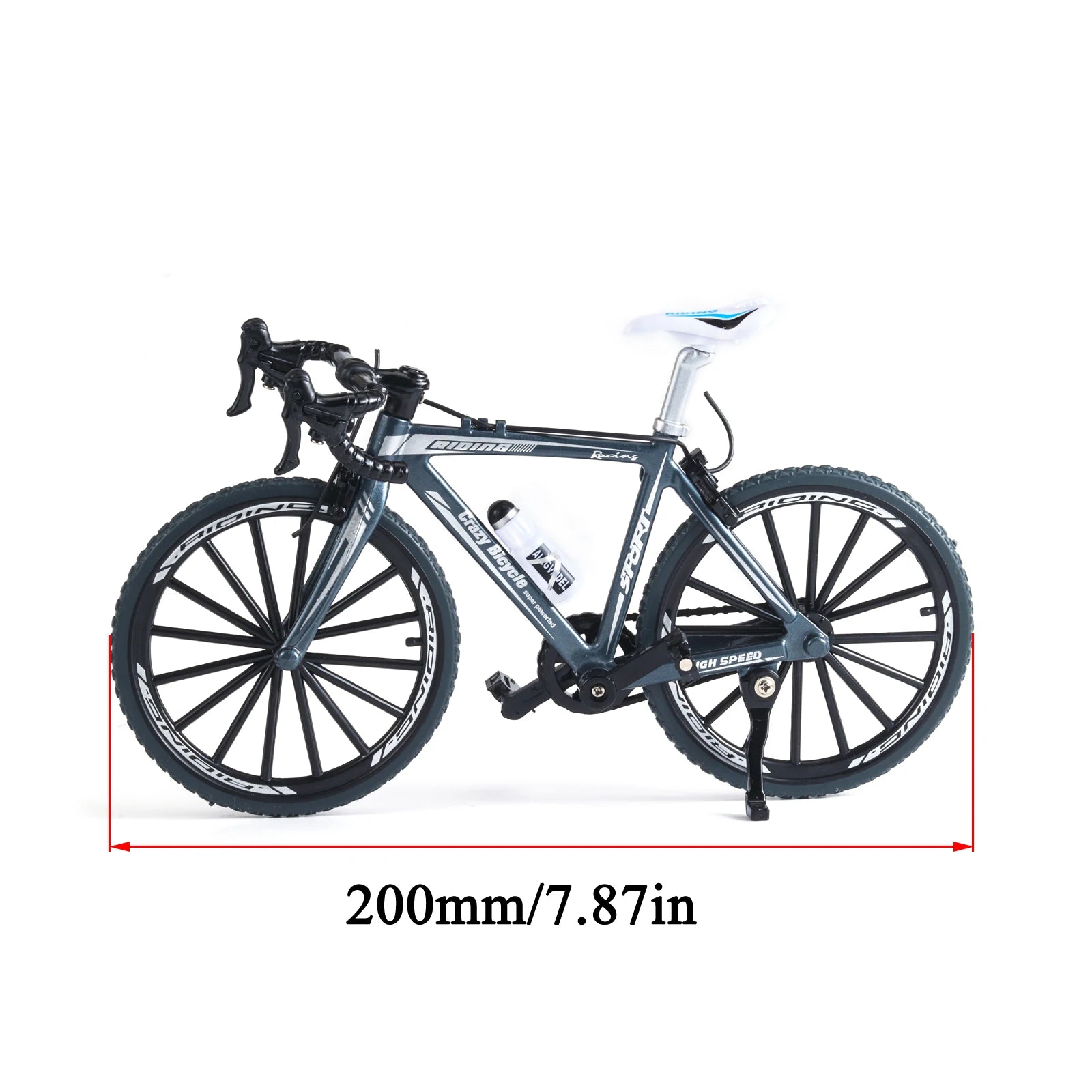 1/10 RC Simulation Bike Rack Mini Scale Bicycle Rear Rack Metal Bicycle Decorative for 1/8 1/10 RC Crawler TRX4 FCX10 SCX10